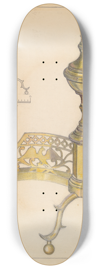 James O'Mara - Andirons 8.25 inch art skate deck