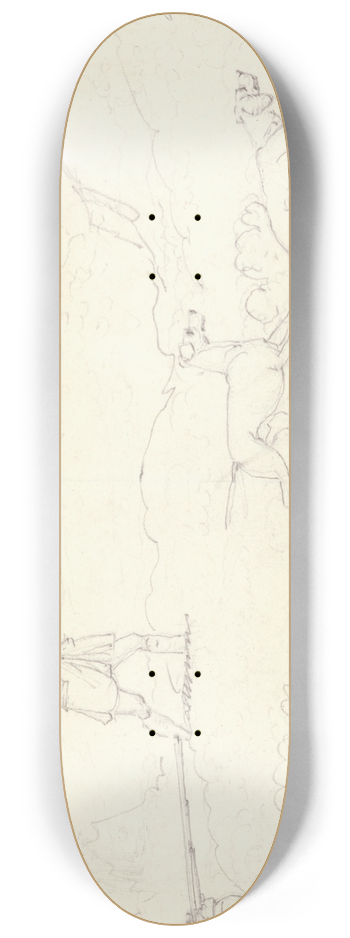 James Pollard - Grouse Shooting 8.25 inch art skate deck