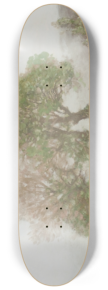 George Houston - A path beside the river 8.25 inch art skate deck