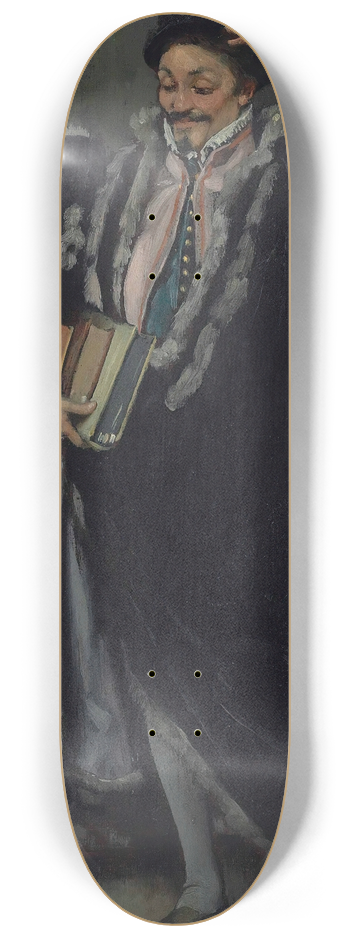 James Tissot - Le Deuxime Comdien 8.25 inch art skate deck