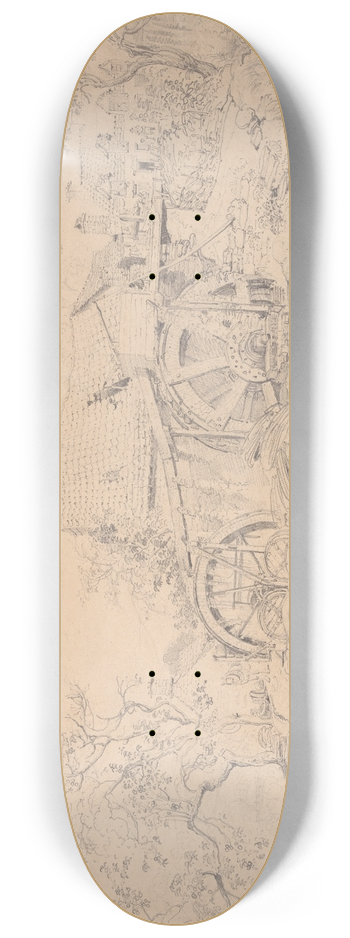 James Ward - Mr. Thompsons Wire Mill, Tintern 8.25 inch art skate deck