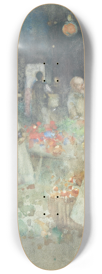 James Watterston Herald - Flower market 8.25 inch art skate deck