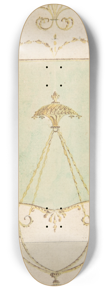 James Wyatt - Design for a Hall Lantern, Elevation 8.25 inch art skate deck