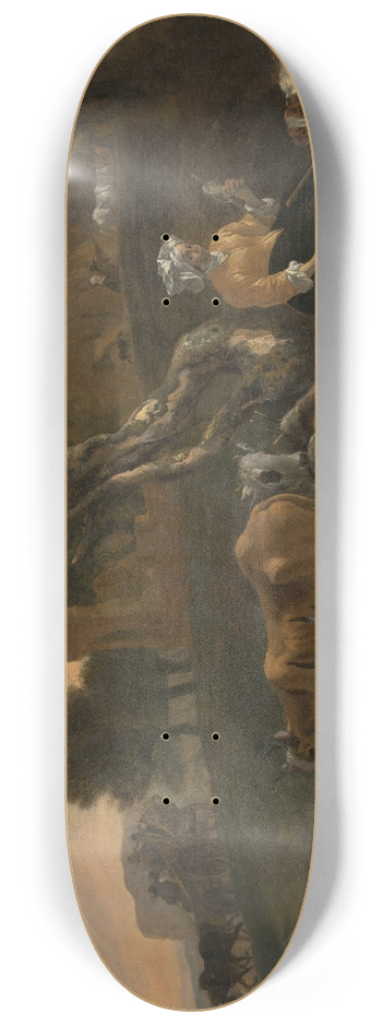 Jan Baptist Weenix - Landscape withShepherdess 8.25 inch art skate deck