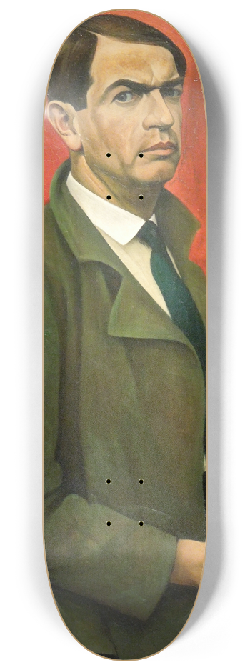 Alexander Kanoldt - Self-Portrait 8.25 inch art skate deck