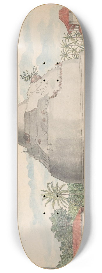 Jan Brandes - Kalyani stupa op Ceylon 8.25 inch art skate deck