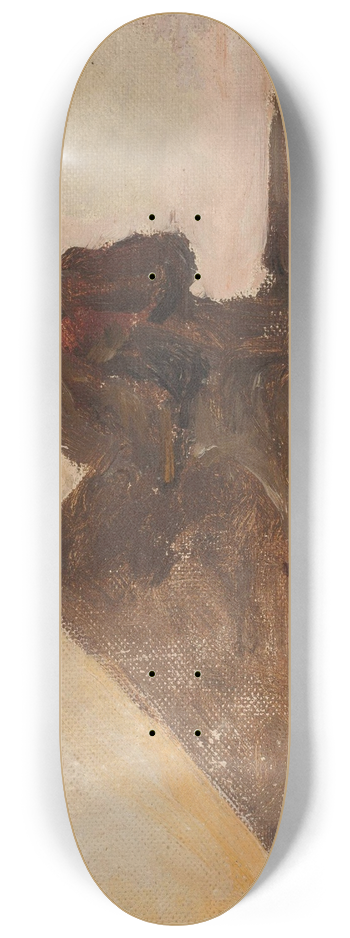 Jan Cigliski - Evening in the desert  Sphinx and pyramid. From the journey to Egypt 8.25 inch art skate deck
