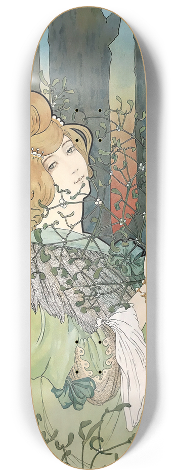 Jane Atch - Il Vischio 8.25 inch art skate deck