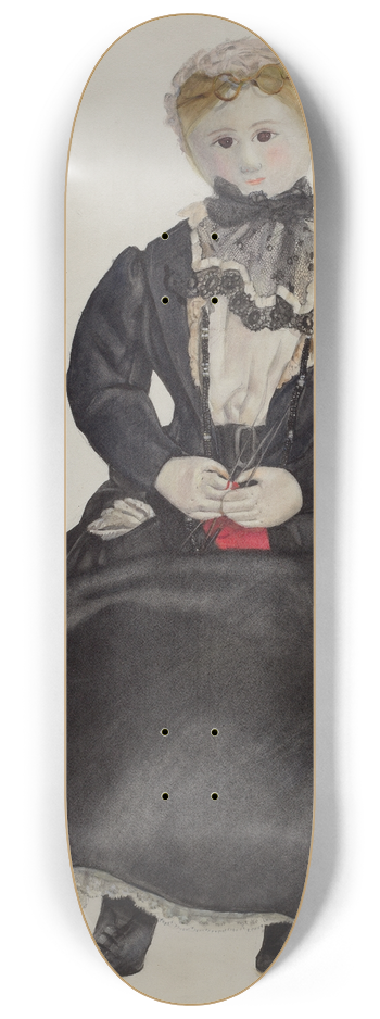 Jane Iverson - Doll 8.25 inch art skate deck