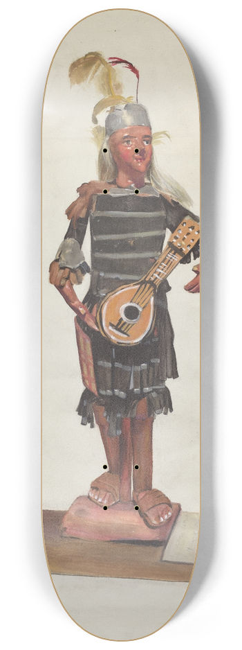 Jane Iverson - Indian Doll  Winnipeg Brave 8.25 inch art skate deck