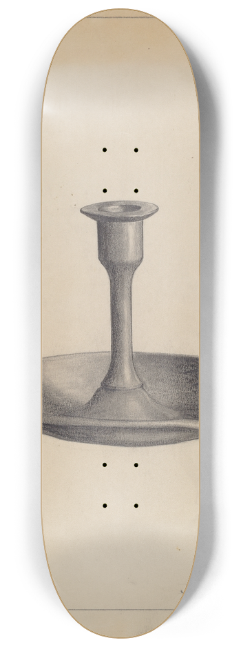 Janet Riza - Candlestick 8.25 inch art skate deck