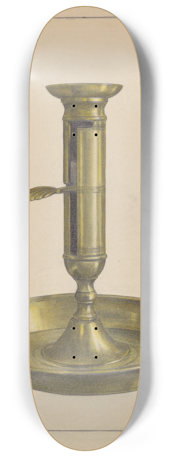 Janet Riza - Candlestick 8.25 inch art skate deck