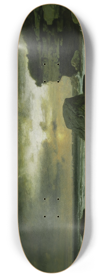George Inness - A Marine 8.25 inch art skate deck