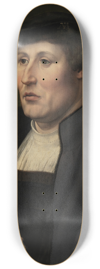 Jan Gossaert - Portrait of a Man 8.25 inch art skate deck
