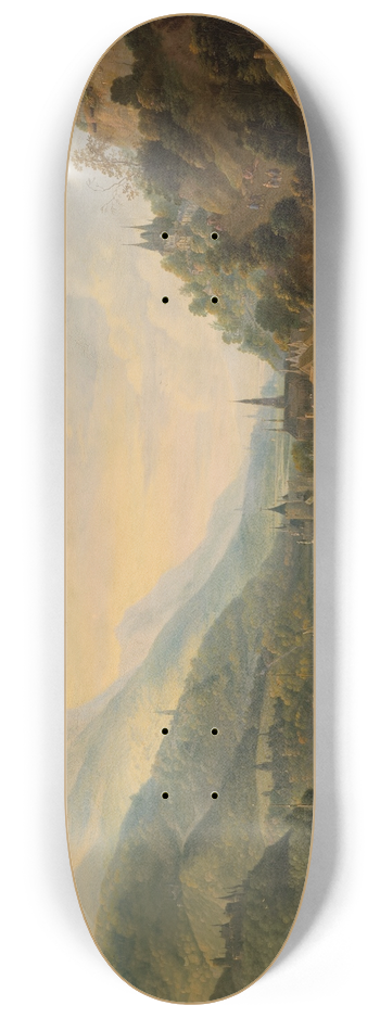Jan Griffier - A RheinishLandscape 8.25 inch art skate deck