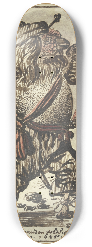 Jan Jansz. van De Velde III - Wilt kuijken 8.25 inch art skate deck