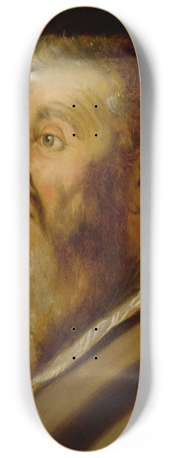 Jan Lievens - Study of a man looking up 8.25 inch art skate deck