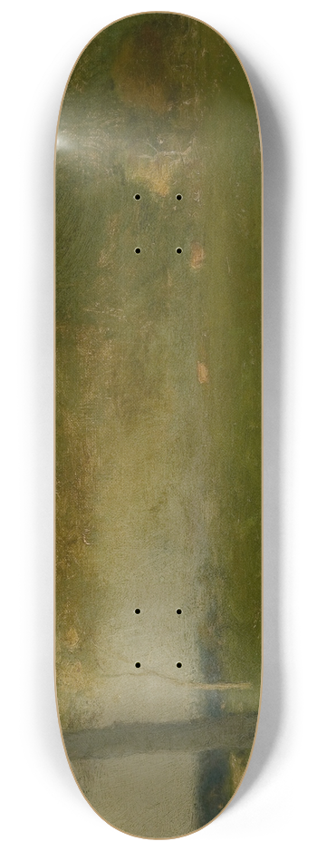 George Inness - Landscape (Cattle in Storm) 8.25 inch art skate deck