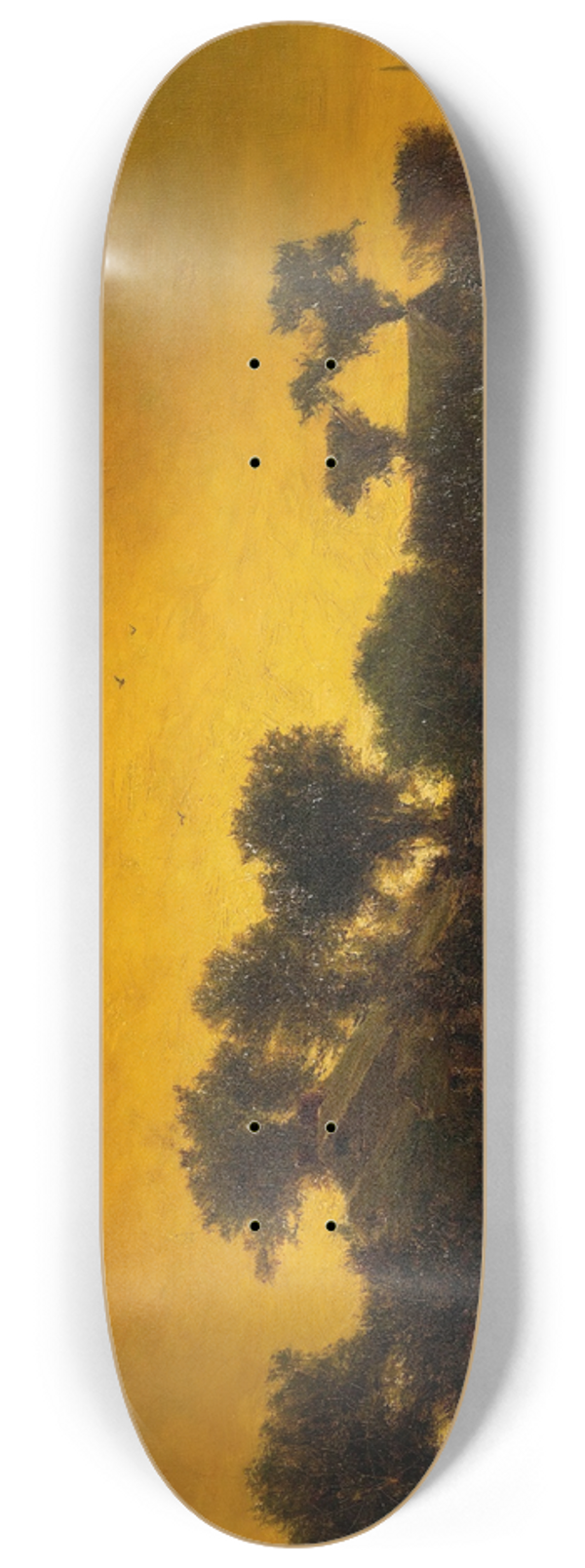 George Inness - Light Triumphant 8.25 inch art skate deck