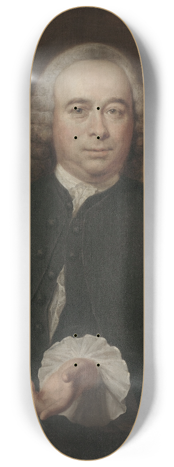 Jan Maurits Quinkhard - Portret van Cornelis Dirksz van Foreest (1704-1761) 8.25 inch art skate deck