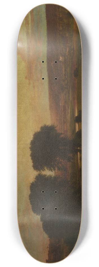 George Inness - Peace and Plenty 8.25 inch art skate deck