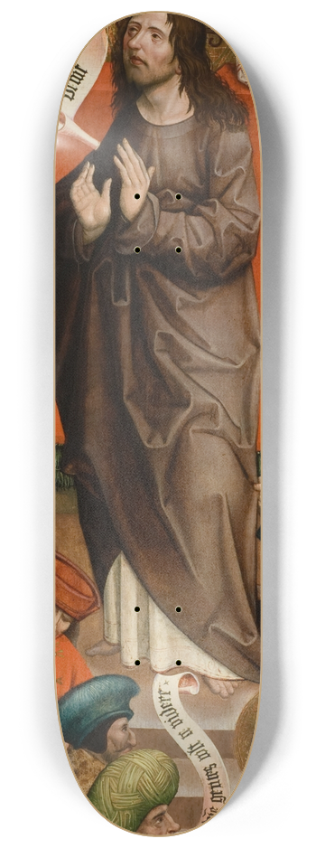 Jan Polack - Four Panels 8.25 inch art skate deck