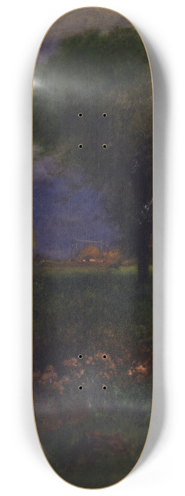 George Inness - September Afternoon 8.25 inch art skate deck