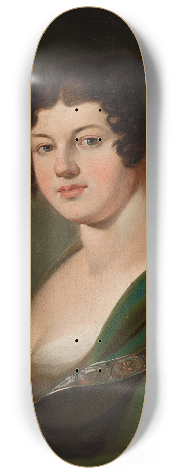 Jan Rustem - Portrait of Aniela Nowicka ne Popawska 8.25 inch art skate deck