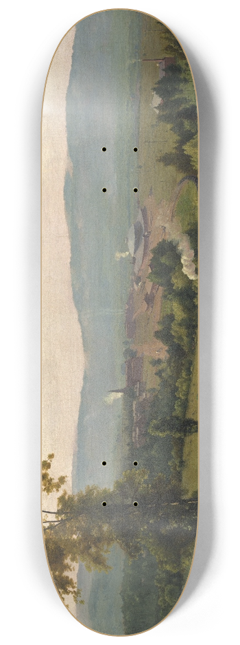 George Inness - The Lackawanna Valley 8.25 inch art skate deck