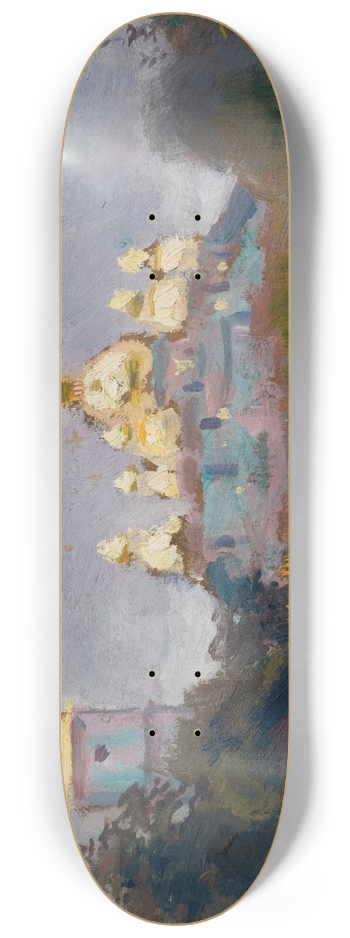 Jan Stanislawski - St Michaels Monastery in Kyiv 8.25 inch art skate deck