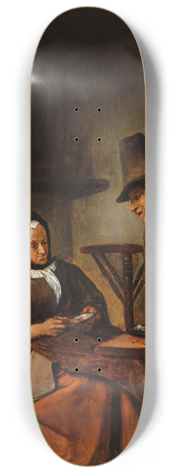 Jan Steen - The Caudle Makers 8.25 inch art skate deck