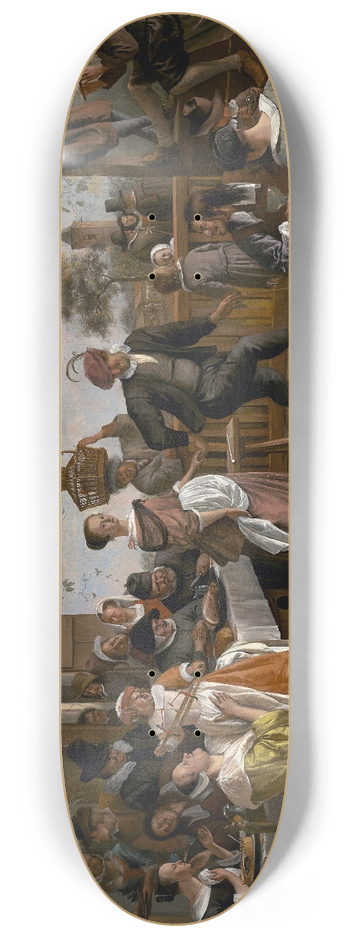 Jan Steen - The Dancing Couple 8.25 inch art skate deck