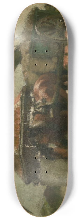 Jan Stobbaerts - The Windmill at Kiel 8.25 inch art skate deck