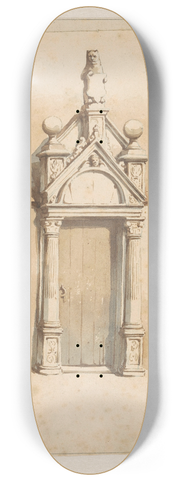 Jan Striening - Poortje van het slot te Heemstede 8.25 inch art skate deck