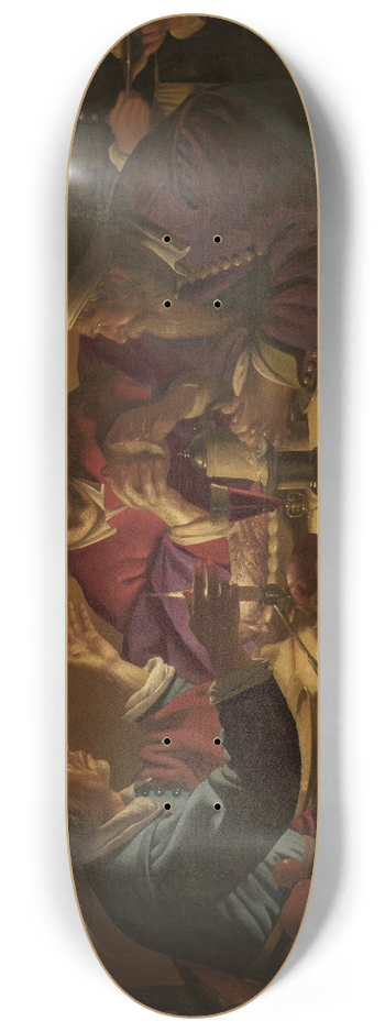 Jan ter Borch - Supper at Emmaus 8.25 inch art skate deck
