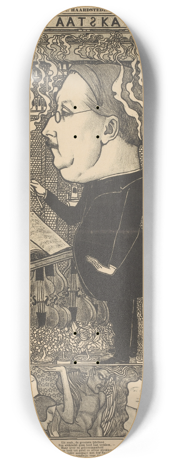 Jan Toorop - Herziening der Personeele Belasting 8.25 inch art skate deck