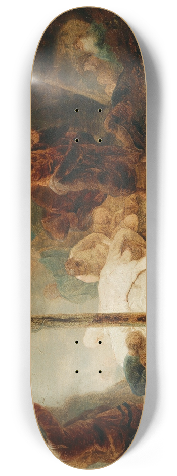 Januarius Zick - Moses and the Brazen Serpent 8.25 inch art skate deck