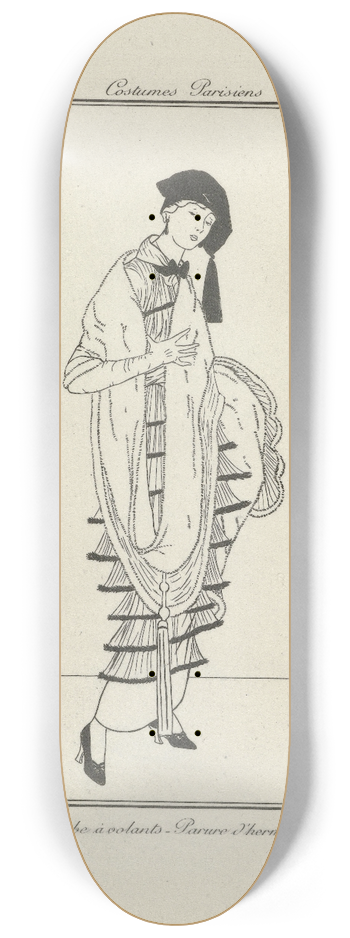 Jan van Brock - Robe  volants 8.25 inch art skate deck