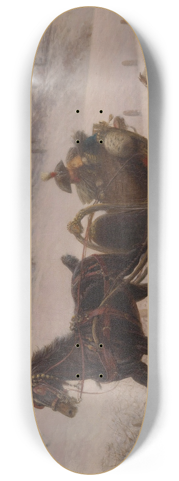 Jan Van Chelminski - A Sleigh Ride 8.25 inch art skate deck