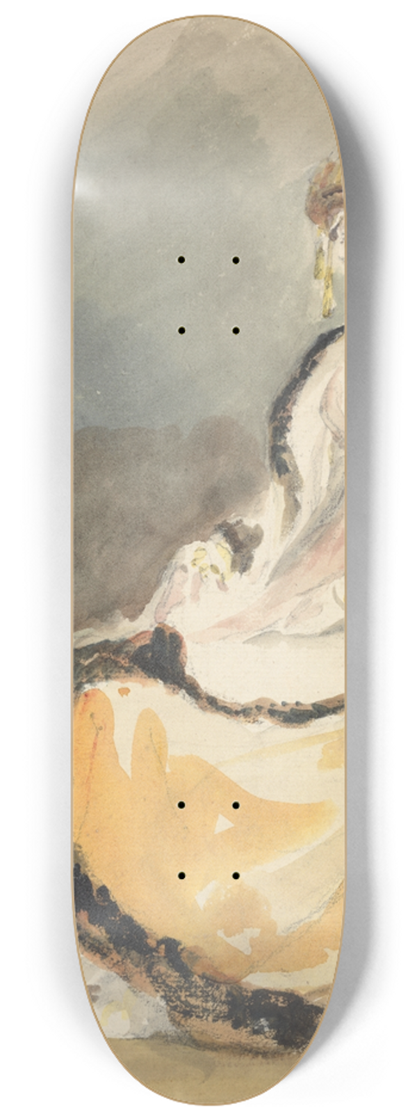 George Jones - Lady Westmorland (Priscilla Anne Fane, Countess of Westmorland, nee Wellesley-Pole) 8.25 inch art skate deck