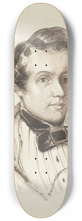 Jan van der Kaa - Zelfportret van Jan van der Kaa 8.25 inch art skate deck