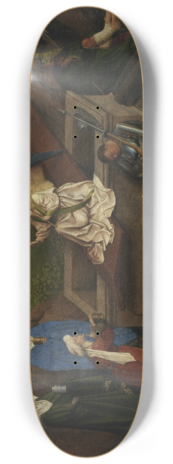 Jan van Eyck - The Three Marys at the Tomb 8.25 inch art skate deck