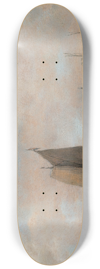 Jan van Goyen - River View 8.25 inch art skate deck