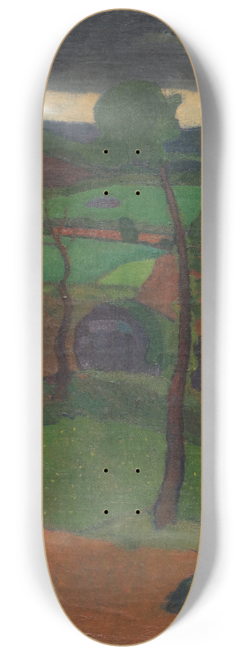 Jan Verkade - Breton Landscape 8.25 inch art skate deck