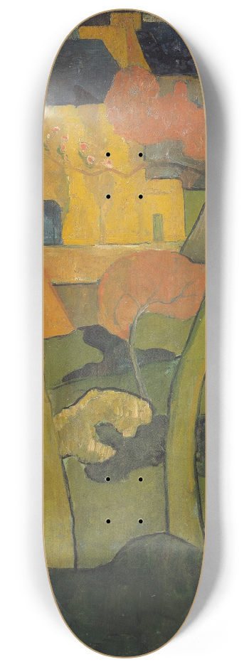 Jan Verkade - Decorative Landscape I 8.25 inch art skate deck