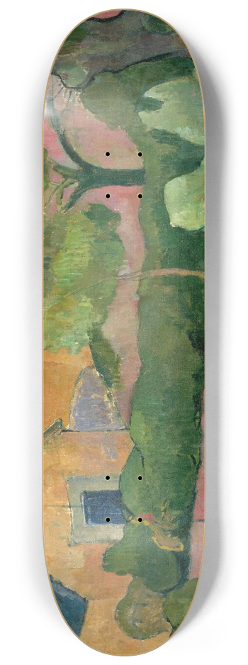 Jan Verkade - Farmyard at Le Pouldu 8.25 inch art skate deck
