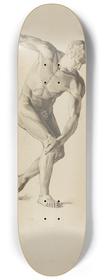 Jan Veth - Gipsmodel van Discuswerper 8.25 inch art skate deck