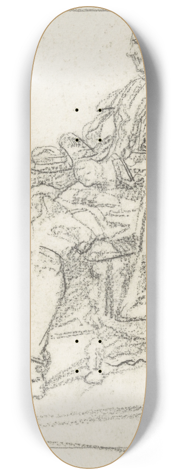 Jan Veth - Man zittend in een stoel 8.25 inch art skate deck
