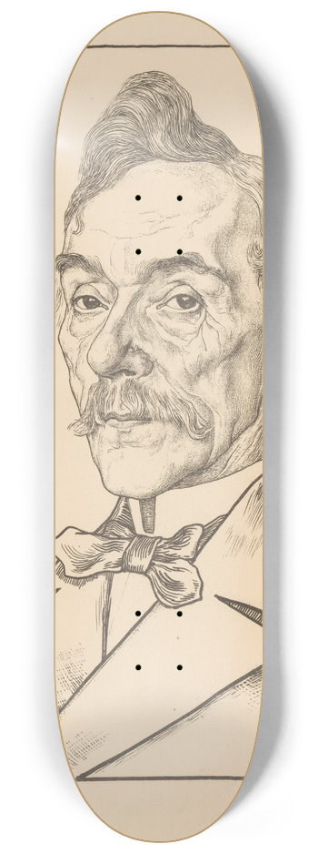 Jan Veth - Portret van Louis Jacques Veltman 8.25 inch art skate deck