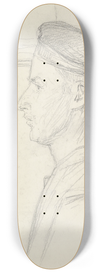 Jan Veth - Roerganger aan boord van de J.P. Coen 8.25 inch art skate deck
